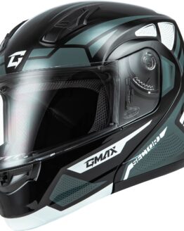 GMAX MD-04 Sector Modular Helmet Black/Silver Medium