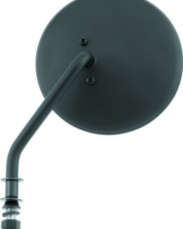 Bikers Choice 4 Inch Black Round Short Left Mirror Universal