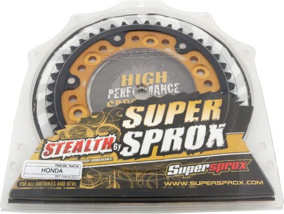 Supersprox Stealth Rear Sprocket 44T Gold 530 For Honda CBR RC51 - Image 4
