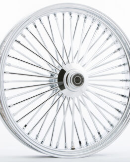 HardDrive 48-Spoke Chrome Front Wheel 21x3.5 1in Axle for Wide Glide 00-Up