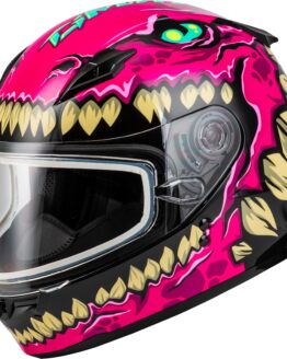 GMAX Youth GM-49Y Drax Snow Helmet Pink Youth Small