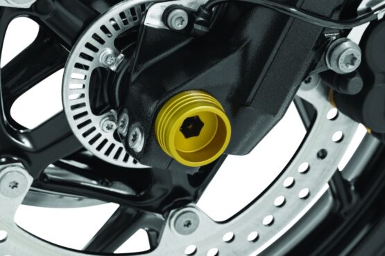 Kuryakyn Lodestar Front Axle Slider Gold - Pair - Image 2