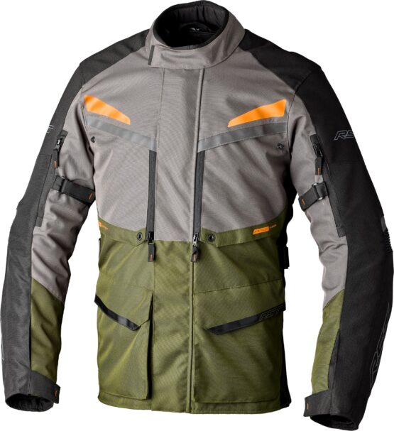 RST Maverick EVO CE Jacket Khaki/Grey/Orange XL - Image 3