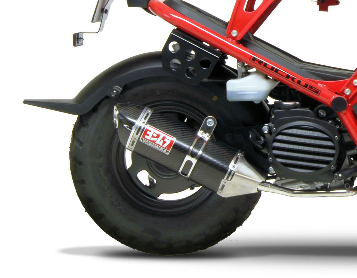 Yoshimura Race TRC Carbon Fiber Full Exhaust Black Fits 03-21 Honda Ruckus - Image 5