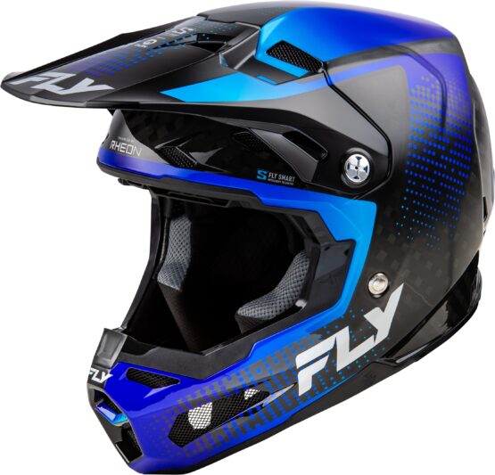 Fly Racing Formula S Carbon Protocol Helmet XL Black/Blue