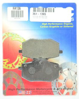 Front Standard Organic Brake Pads