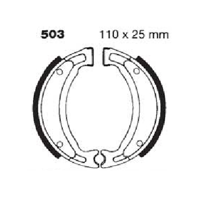Standard Organic Brake Shoes - Image 3