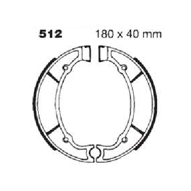 Standard Organic Rear Brake Shoes - Image 3