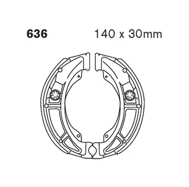 Standard Organic Brake Shoes - Image 3