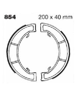 EBC Standard Organic Brake Shoes 854 Fits 66-70 Triumph Bonneville T120