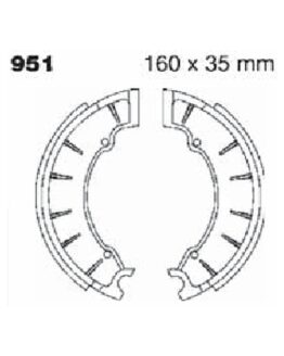 Standard Organic Brake Shoes