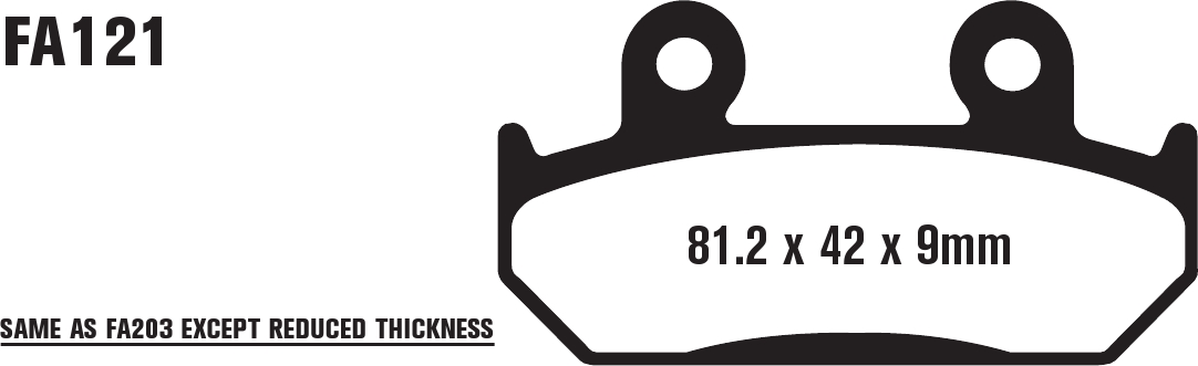 EBC Superbike Organic Front Brake Pads Set Fits 87-90 Honda CBR600F Hurricane - Image 3