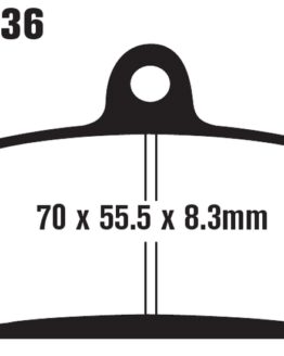 Standard Organic Brake Pads