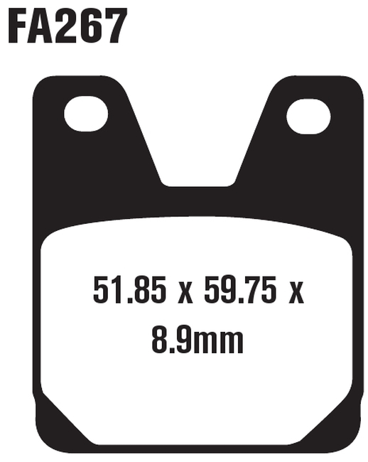 Rear Organic Brake Pads - Image 3