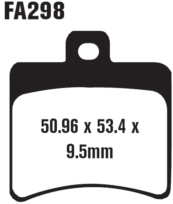 Rear Organic Brake Pads - Image 3