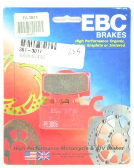 Front Organic Brake Pads Fits 00-25 Kawasaki KX65, 03-05 Suzuki RM65