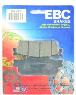 Rear Organic Brake Pads Fits 07-09 People S 125 & 05-08 XCiting 250