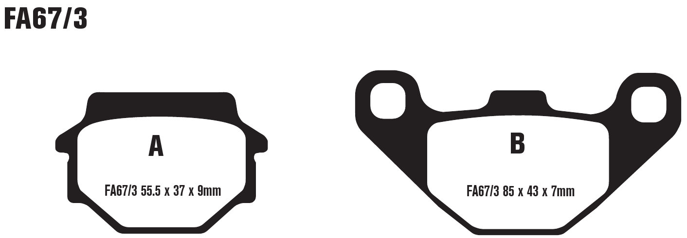 Standard Organic Brake Pads - Image 3