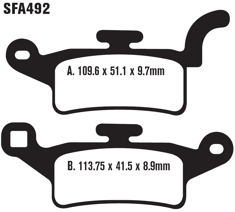 Standard Organic Brake Pads - Image 3