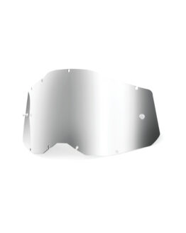 100% Accuri 2/Strata 2 Junior Silver Mirror Lens Youth