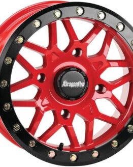 Typhon Wheel 15X10 4/156 5+5 +0 Machined Red