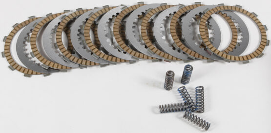 Complete Clutch Plate Kit - Fibers & Spring w/ Steels