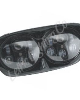 98-13 Glide Models LED Black Headlight & Housing Dual 5.75 Projector Lamps