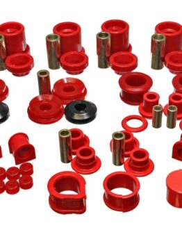 Red Hyper-Flex Master Bushing Set by Energy Suspension Fits 90-96 Nissan 300ZX