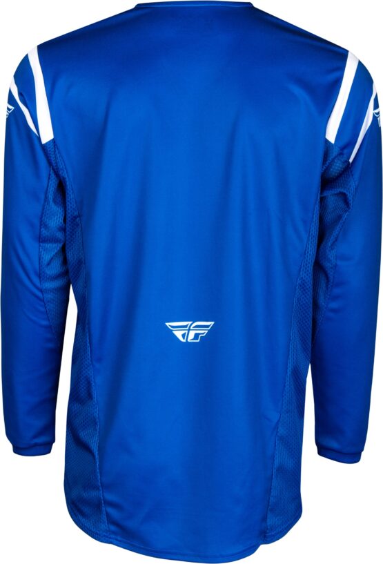 Fly Racing Kinetic Center Jersey Navy/White Medium - Image 2