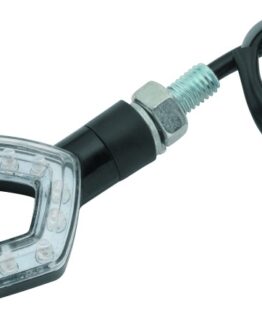 LED Pointer Turn Signals Pair - Black/Amber