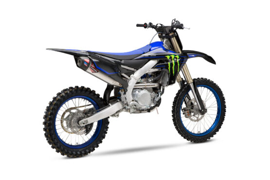 Yoshimura RS-12 Full Exhaust Stainless/Aluminum Silver Fits 20-22 YZ450F - Image 4