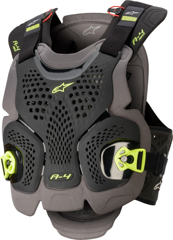 Alpinestars A-4 Max Chest Protector Black/Anth/Fluo Yellow XS/Small