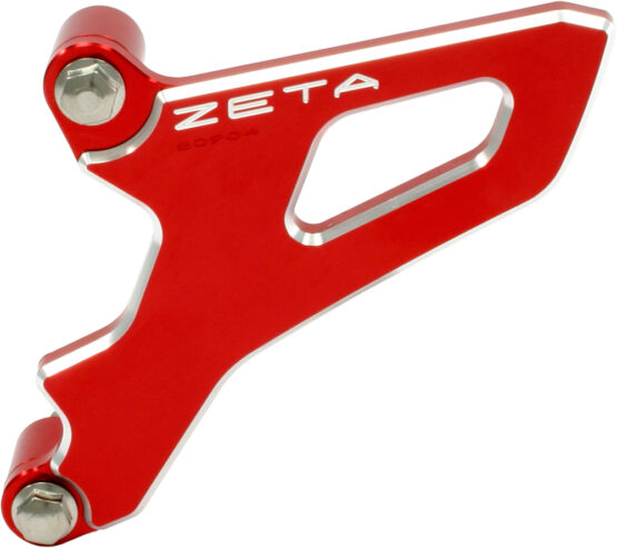 Zeta Red Counter-Shaft Sprocket Cover Aluminum Fits Many CR/YZ 250