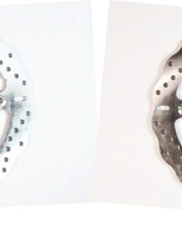 Polished Brake Rotor Front Set