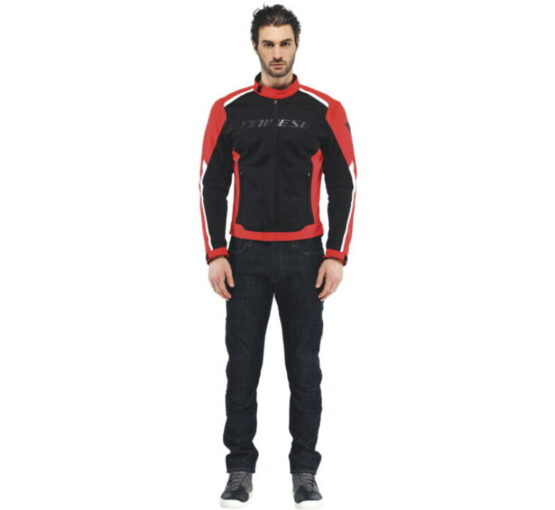 Dainese Hydraflux 2 Air D-Dry Jacket Black Lava Red Size 44 - Image 9