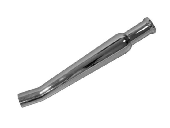 Emgo Universal Upswept Bell End Megaphone Left Side Exhaust Muffler