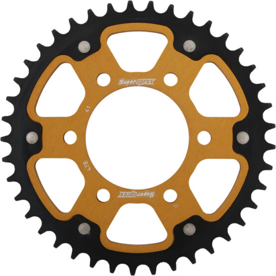 Supersprox Stealth Rear Sprocket 41T Gold 530 Chain Fits Kawasaki Suzuki Yamaha - Image 4