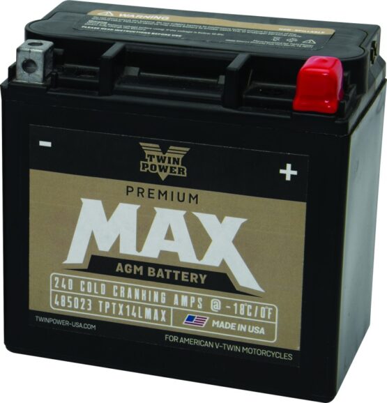 Twin Power GYZ-16HL Premium MAX AGM Battery 240 CCA Replaces HD 65958-04