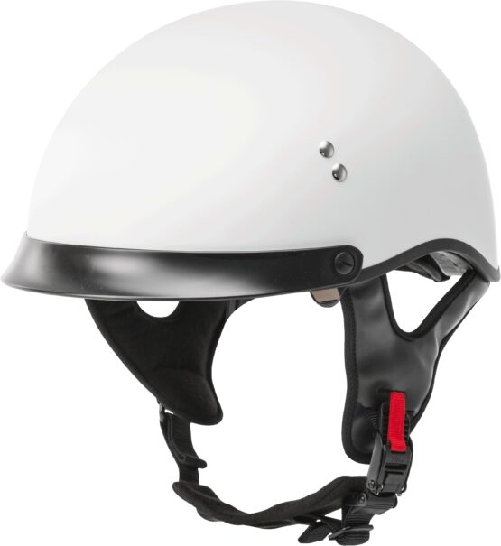 GMAX HH-65 Full Dressed Half Helmet Matte White XL - Image 5