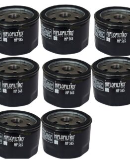 HiFloFiltro HF565 Oil Filter Black 8-Pack For Aprilia 82883R 82960R