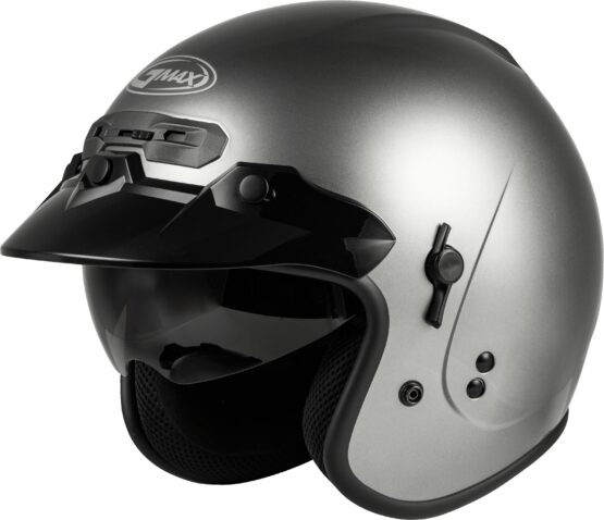 GMAX GM-32 Open-Face Helmet Titanium Medium - Image 6