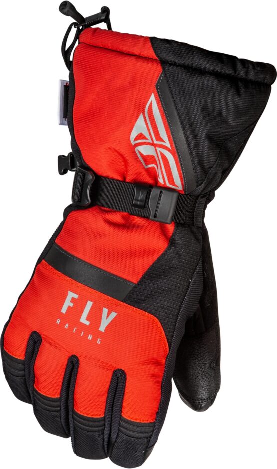 Fly Racing Cascade Gloves Black/Red 3X-Large Snow