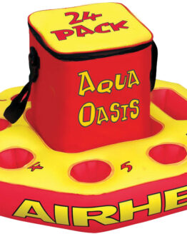 AIRHEAD Aqua Oasis Floating Cooler with 6 Drink Holders