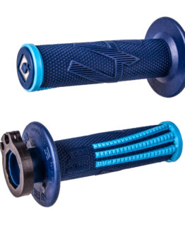 ODI Emig Pro V2 Lock-On Grips Blue/Light Blue 7/8" Bars
