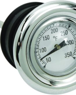 Bikers Choice Chrome Oil Dipstick with Temp Gauge For 70-86 FL FX 70-78 XLCH