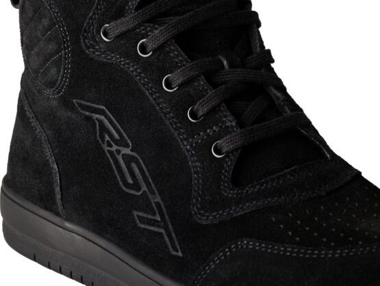 RST HiTop Moto Sneaker CE Boot Black Suede US 9 - Image 6