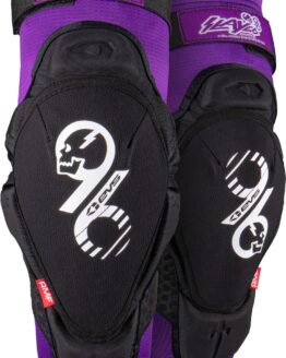 EVS Slayco96 Knee Guard Pair Purple/Black - Youth
