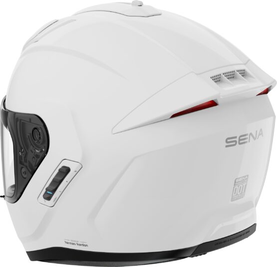 Sena Phantom Full Face Smart Helmet Gloss White Medium - Image 9