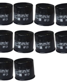 HF129 Oil Filter - Black - 10 Pack