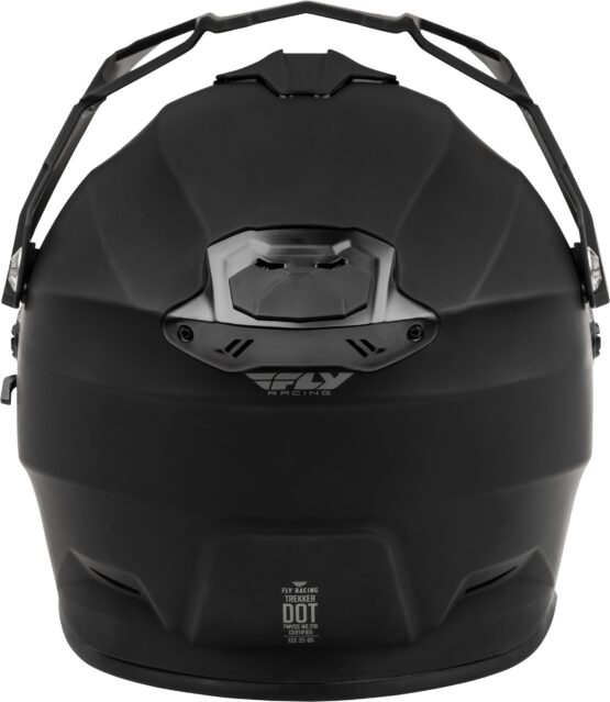 Fly Racing Trekker Solid Helmet Matte Black Medium - Image 3